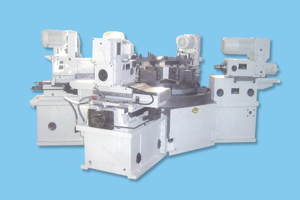 數控(kong)六工位(wei)回轉工(gōng)作台組(zǔ)合機床(chuáng)